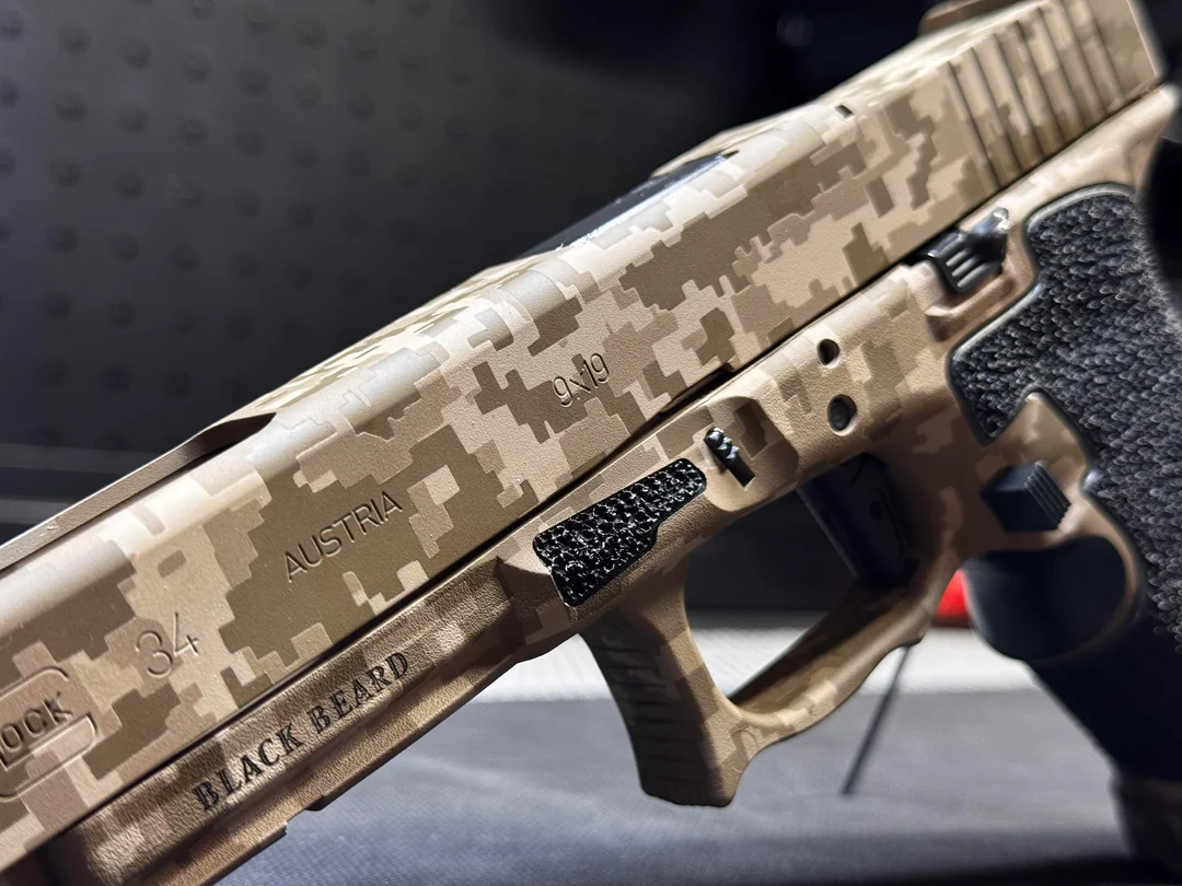 Cerakote Finishing — detail of finished work
