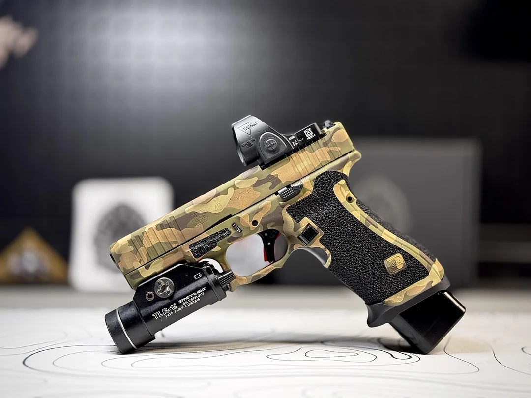 Glock 45 — MultiCam — Camo Cerakote · Full Stipple