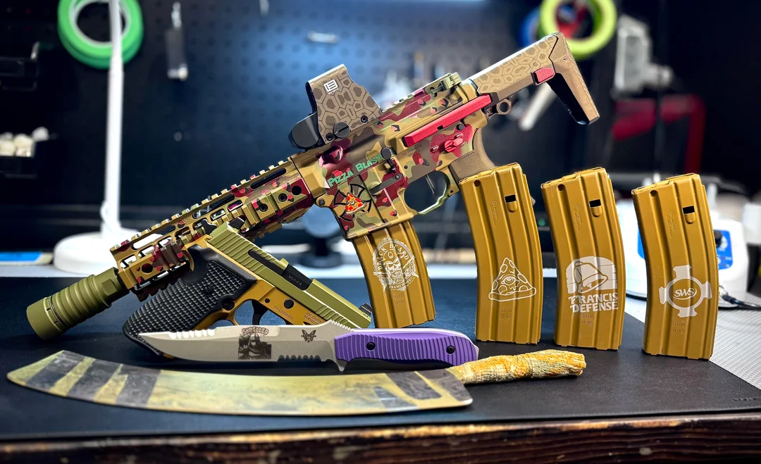 Pizza Blaster Collaboration — Themed Custom Build