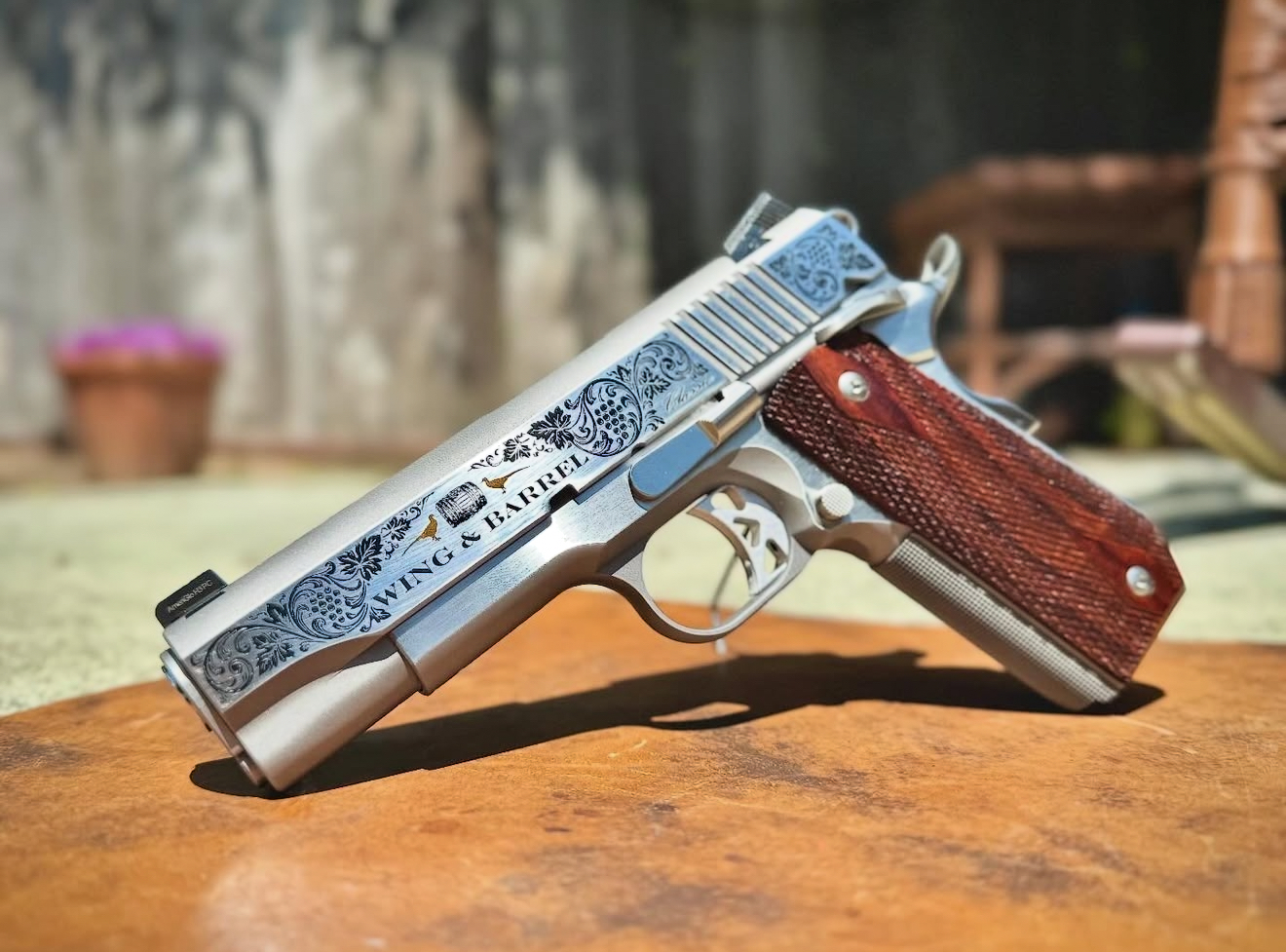 S&W — Laser Stipple — Slide Milling · Laser Texture